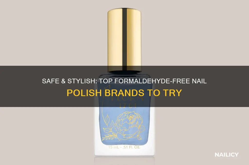 what nail polish brands are formaldehyde free