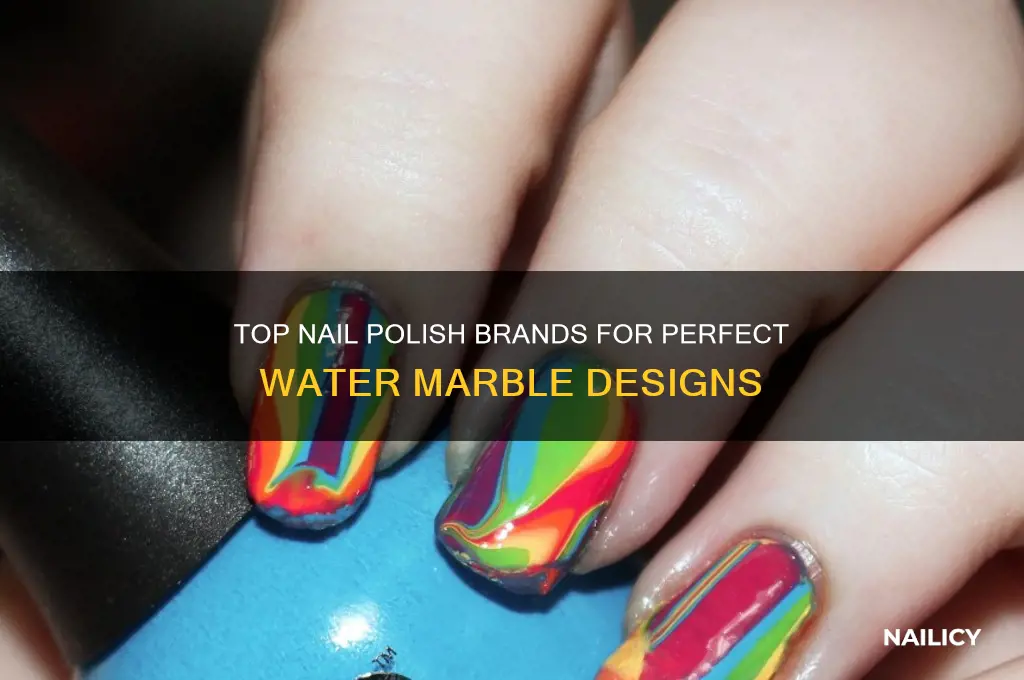 what nail polish brands work best for water marble