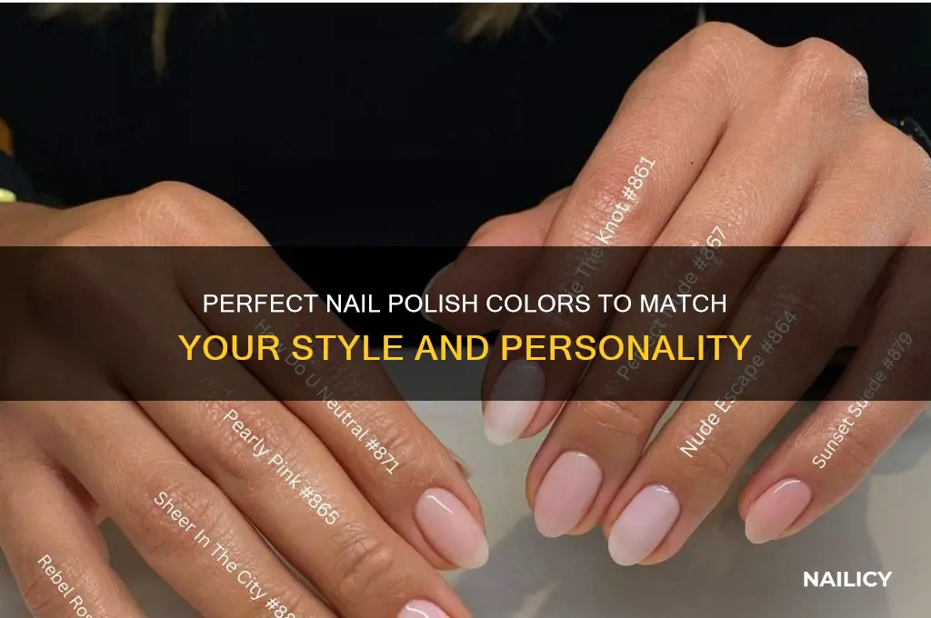 what nail polish color best matched