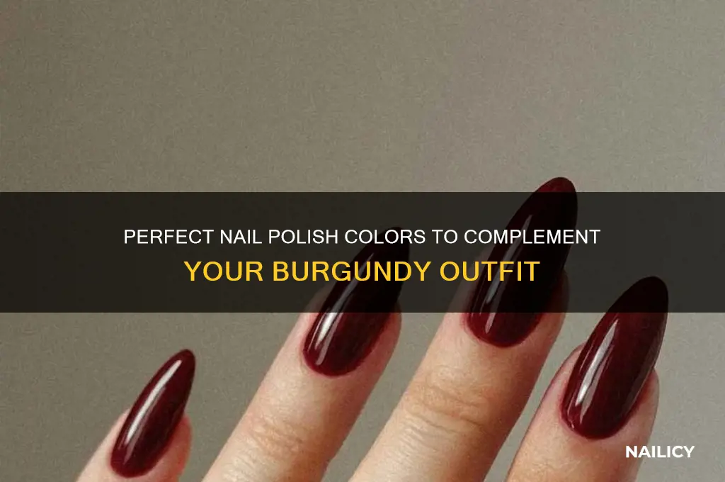 Perfect Nail Polish Colors To Complement Your Burgundy Outfit Nailicy — free download