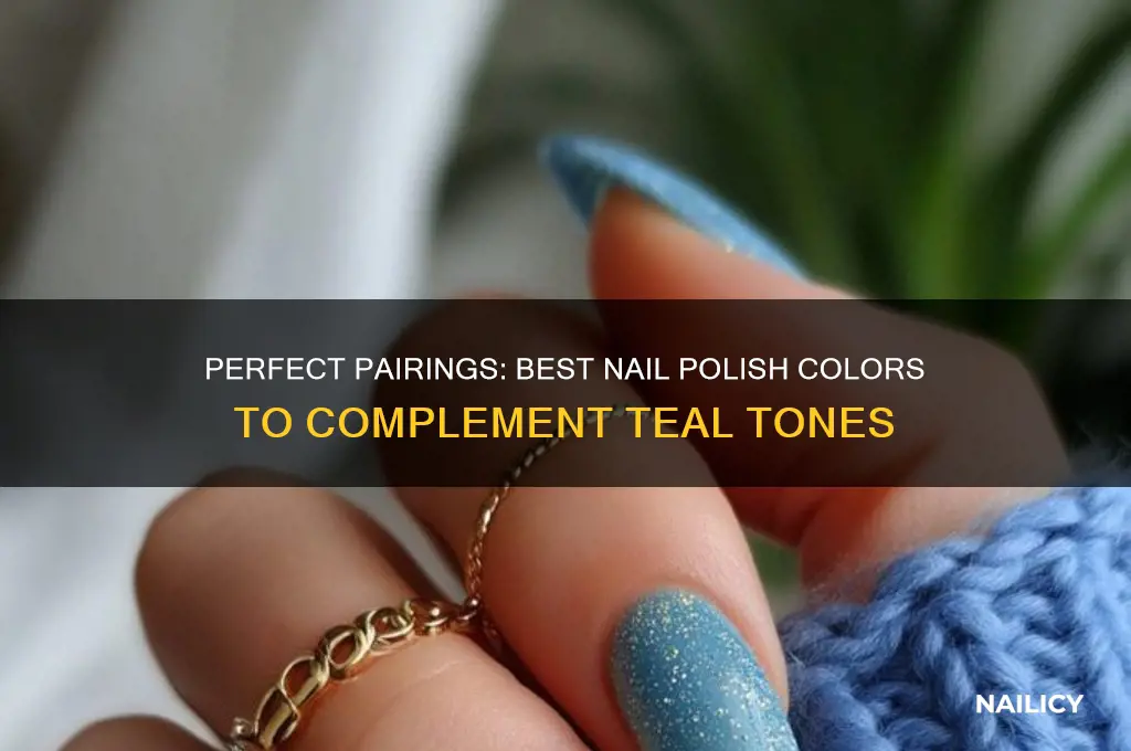 what nail polish color matches teal
