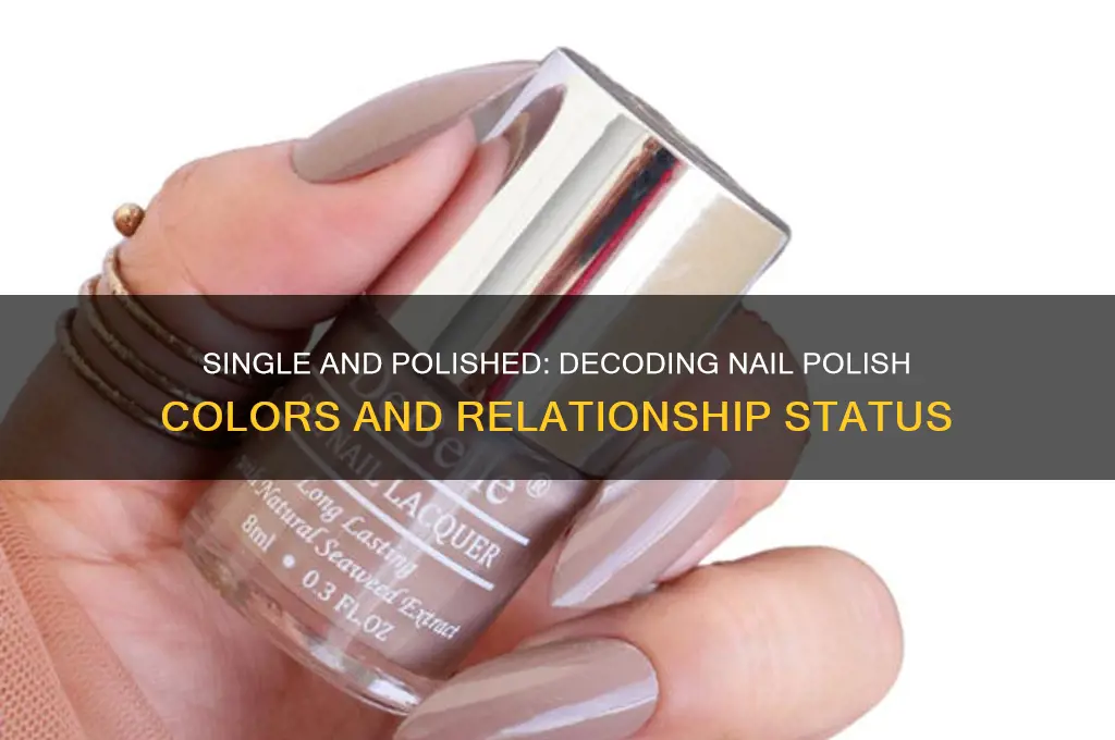 what nail polish color means single
