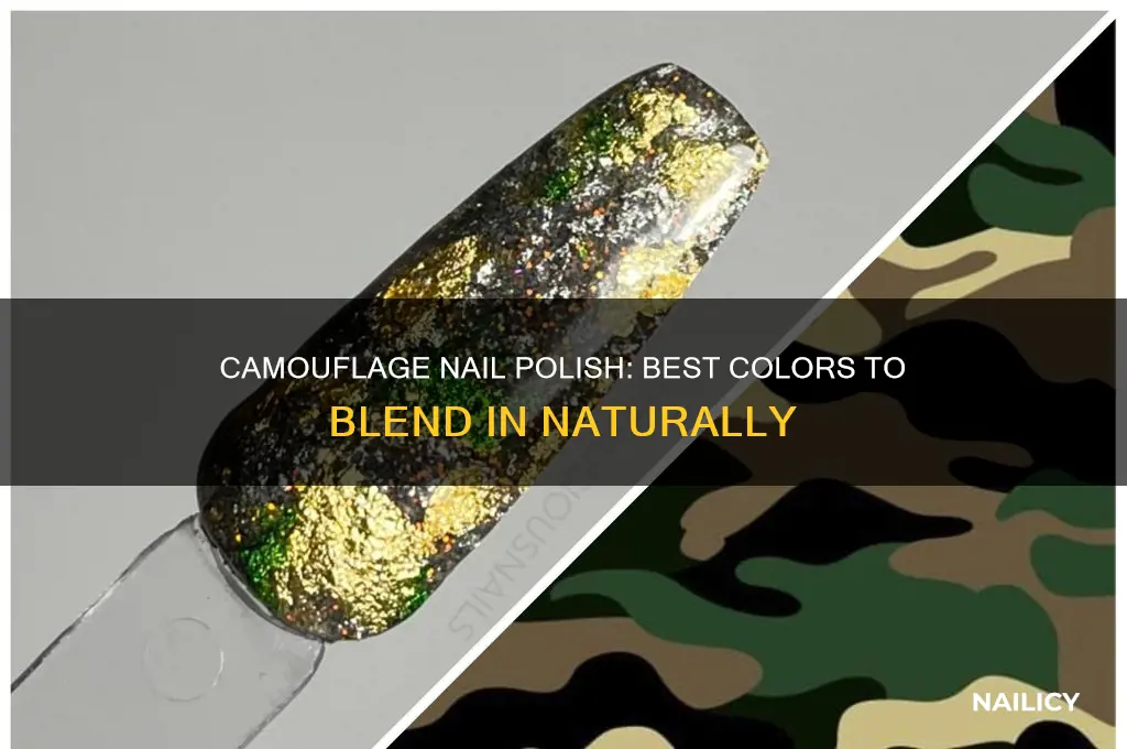 what nail polish color to camouflage