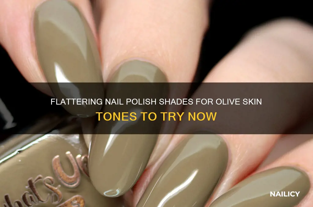 what nail polish colors are good for olive skinned