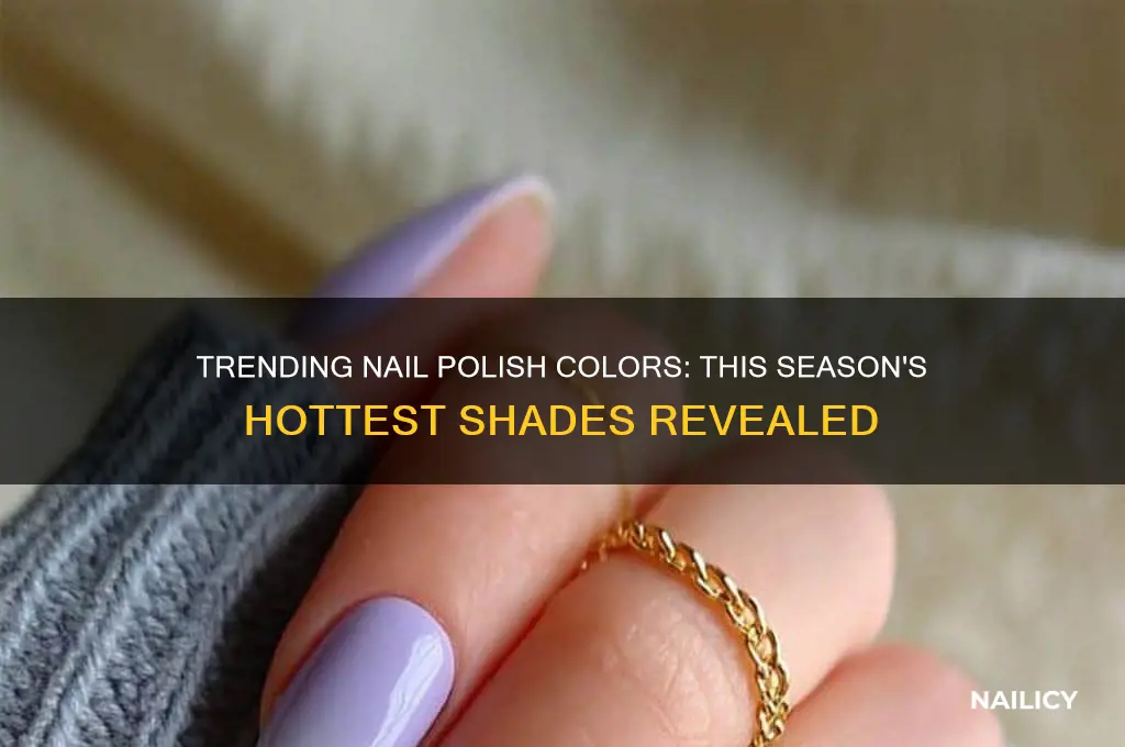 what nail polish colors are trending