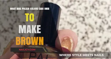 Mixing Nail Polish: Create Brown with These Color Combinations