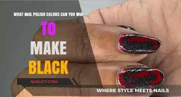 Mixing Nail Polish: Creating Black with Unexpected Color Combinations