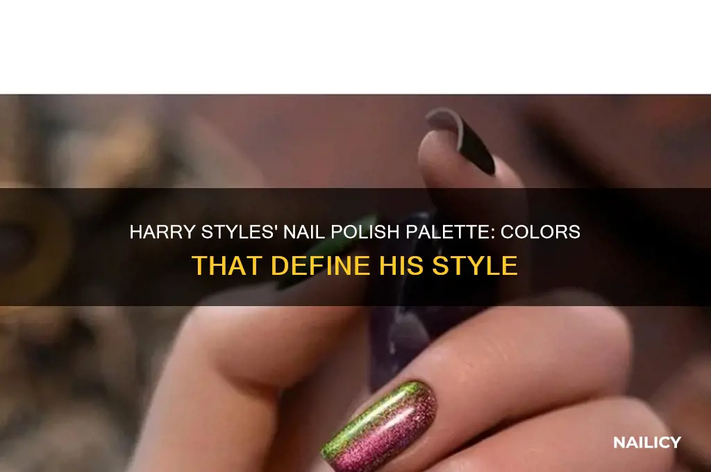 what nail polish colors does harry styles use