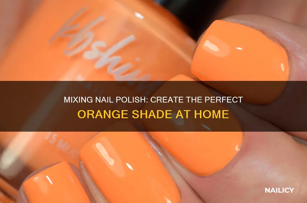 Mixing Nail Polish Create The Perfect Orange Shade At Home Nailicy — free download