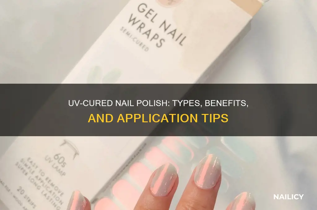 what nail polish cures under uv