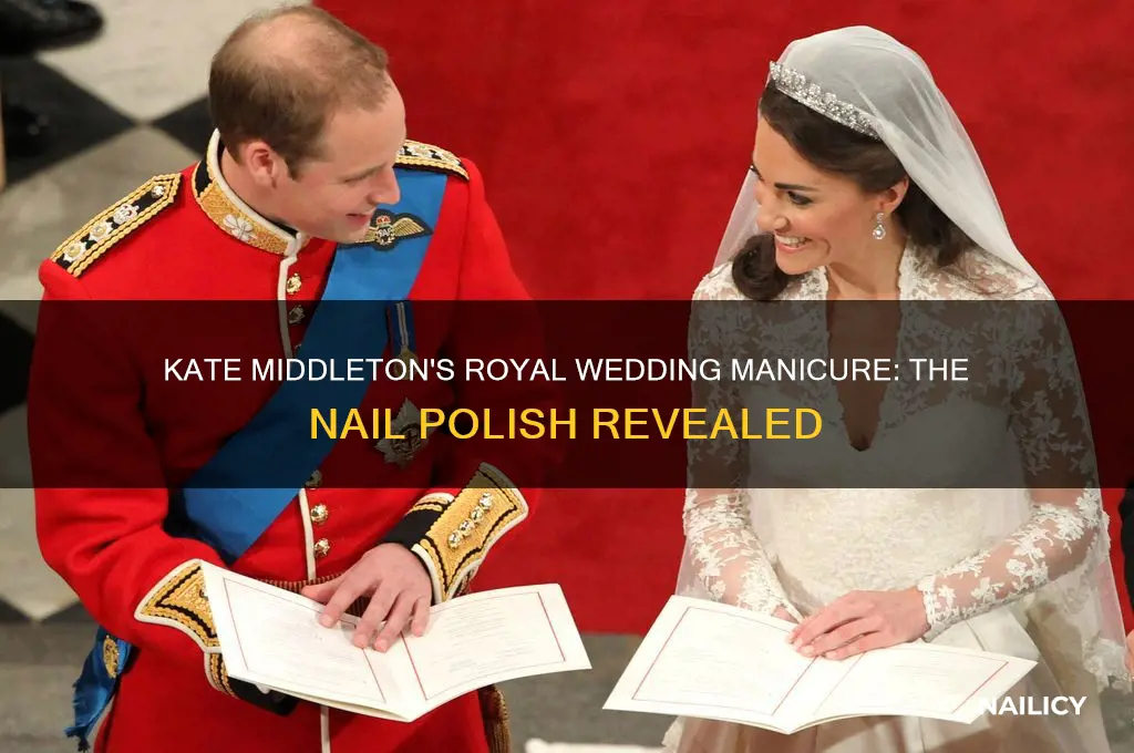 what nail polish did kate middleton wear at her wedding