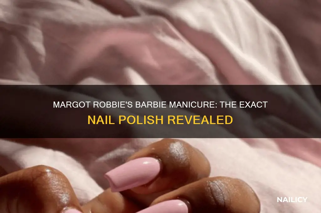 what nail polish did margot robbie wear in barbie
