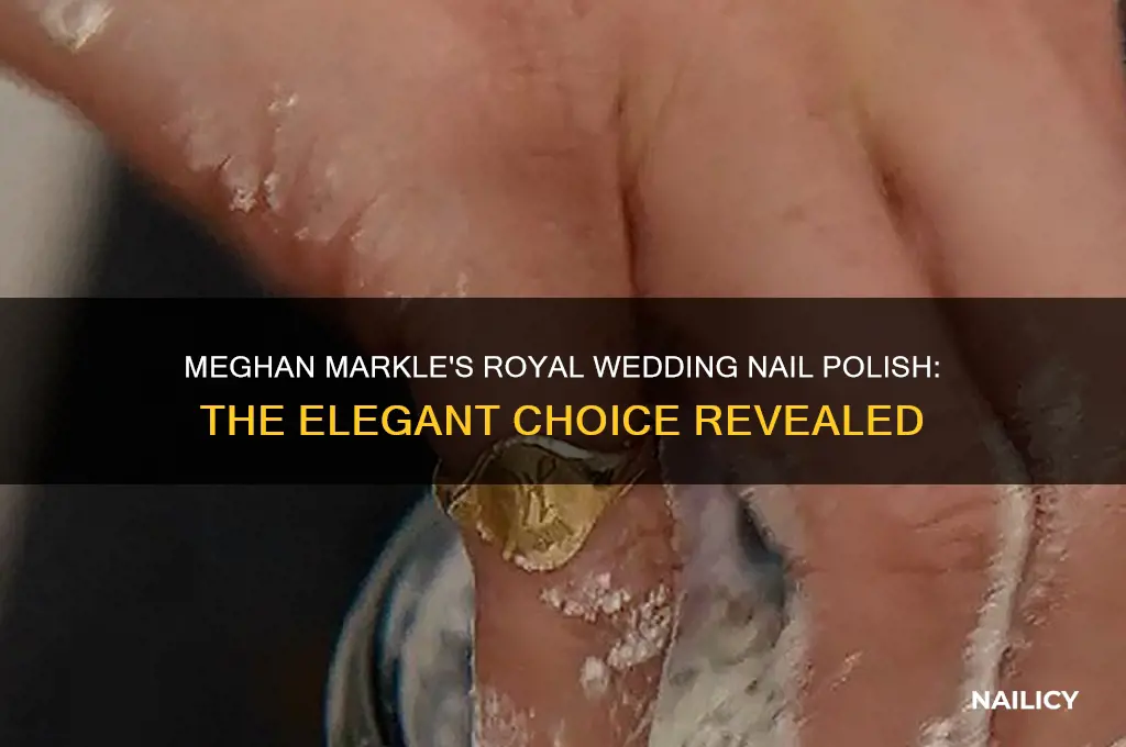 what nail polish did meghan markle wear on her wedding