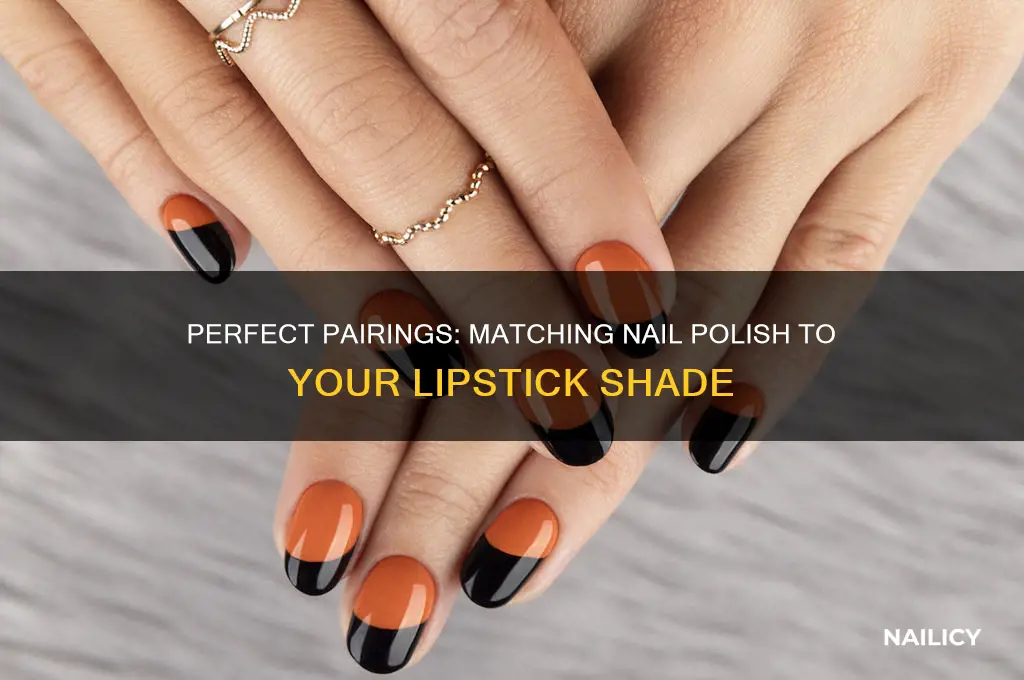 what nail polish do i wear with my lipstikc