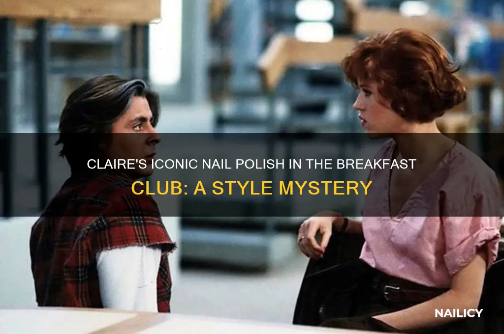 what nail polish does claire wear in breakfast club