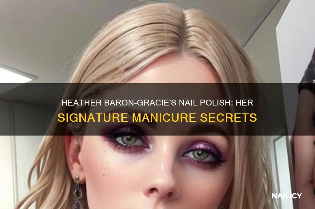 what nail polish does heather baron gracie