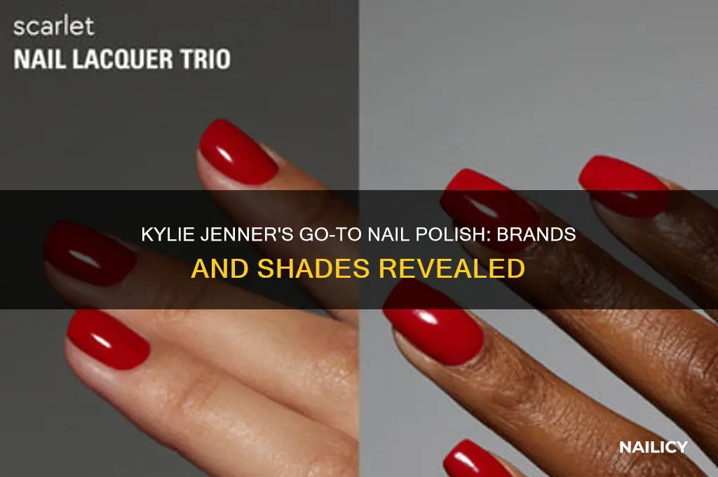 what nail polish does kylie jenner use