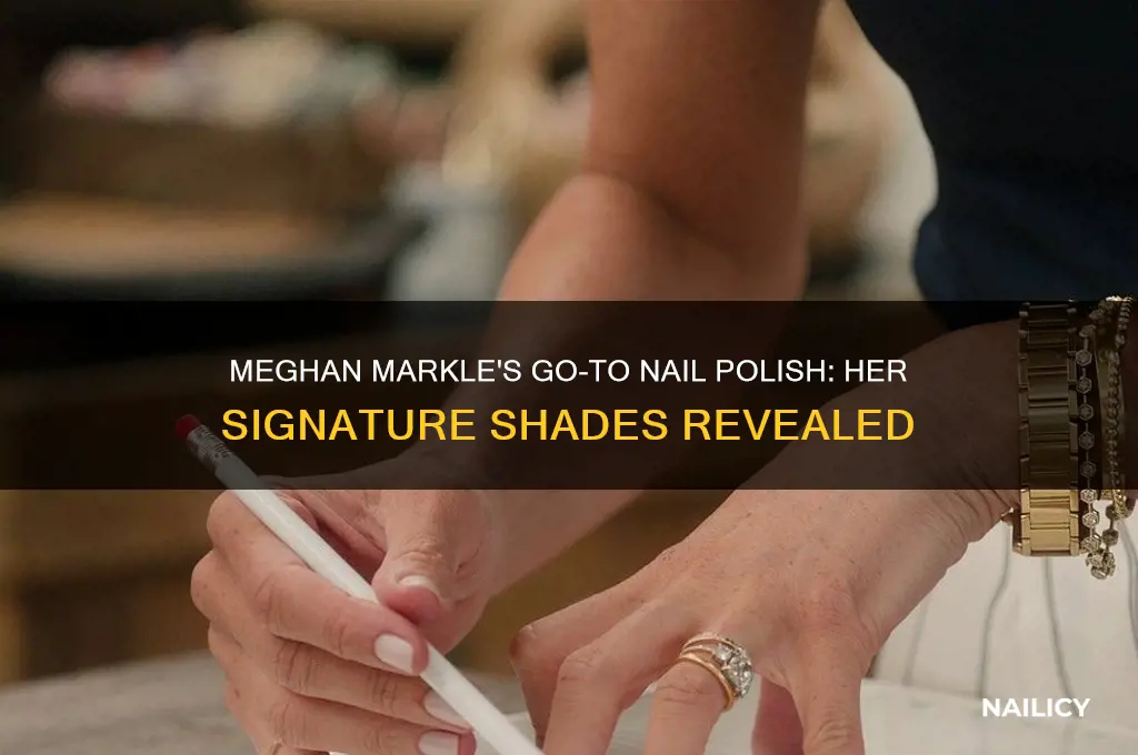 what nail polish does meghan markle wear