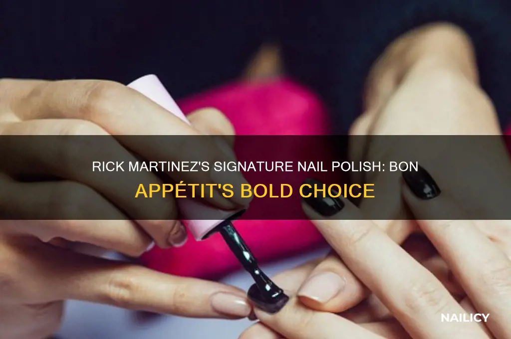 what nail polish does rick from bon appetit