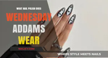 Wednesday Addams' Signature Nail Polish: Unveiling Her Iconic Dark Style
