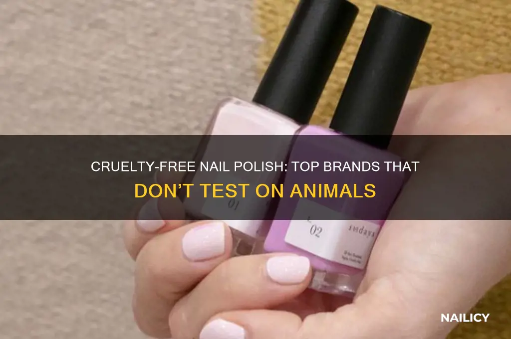 what nail polish dones not teat on animals