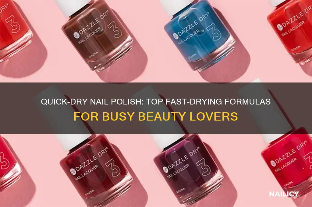 what nail polish dries the fastest