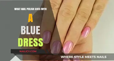 Perfect Nail Polish Shades to Complement Your Stunning Blue Dress