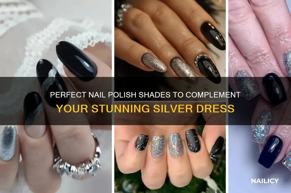 what nail polish goes with a silver dress