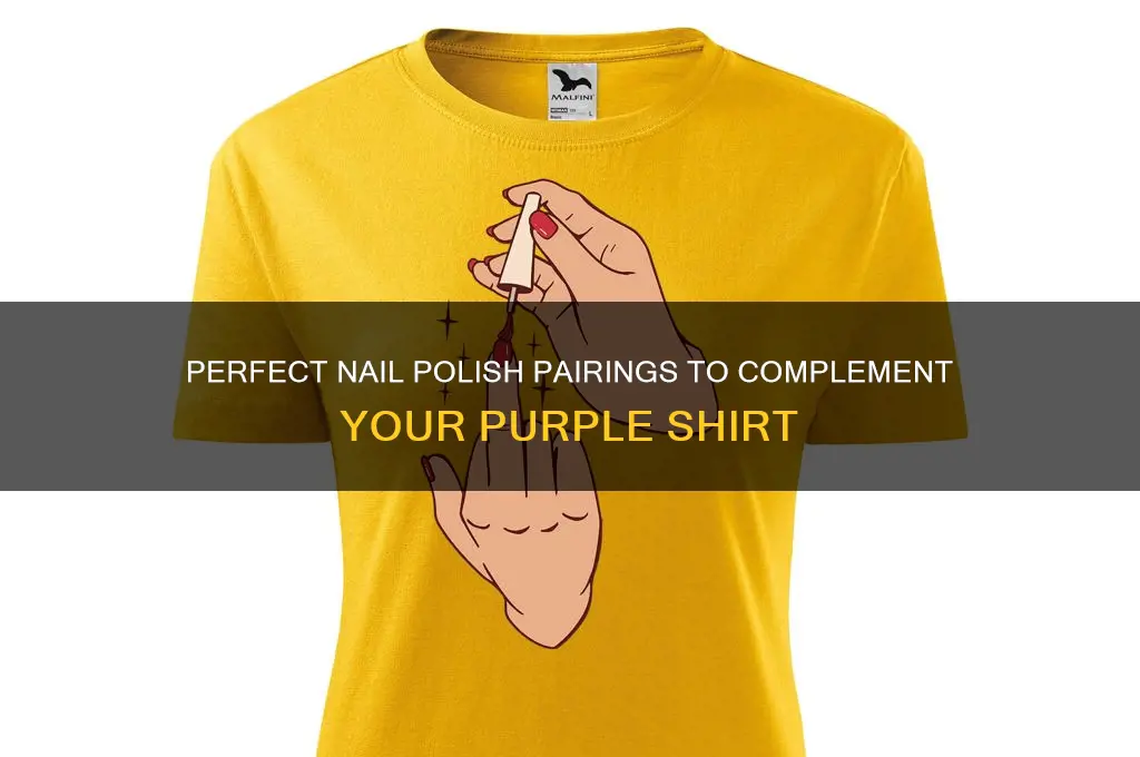 what nail polish goes with purple shirt