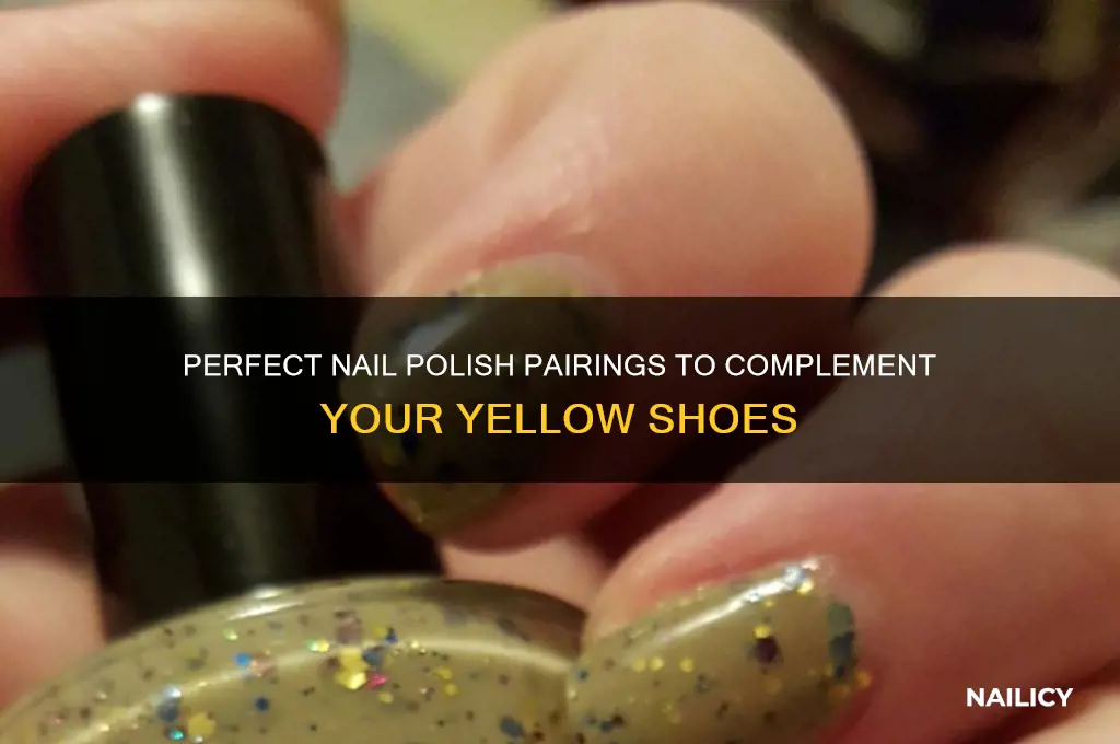 what nail polish goes with yellow shoes