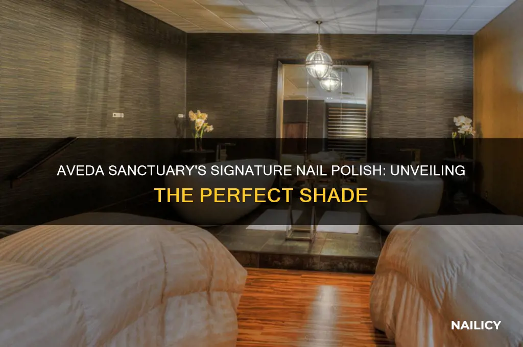 what nail polish is used at aveda sanctuary