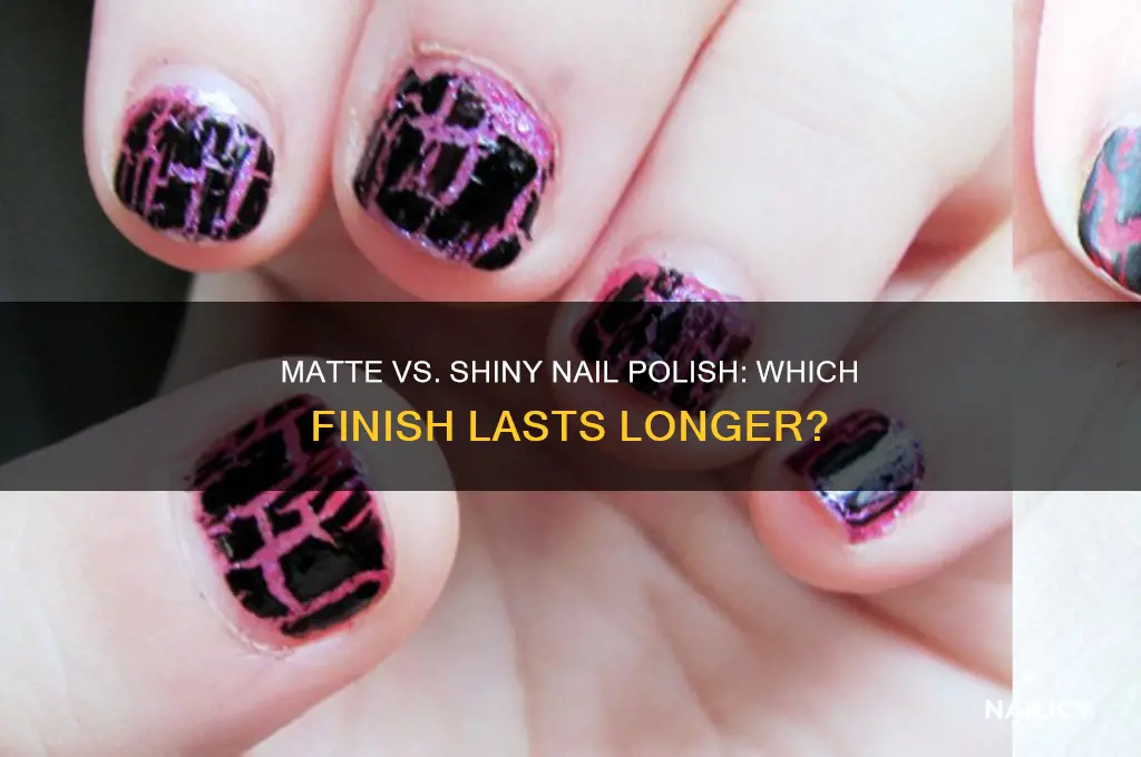what nail polish lasts longer matte or shiny