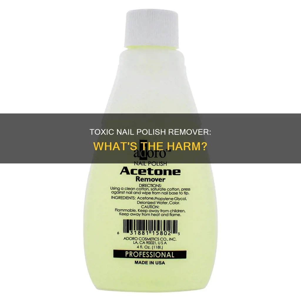 what nail polish remover is bad for you