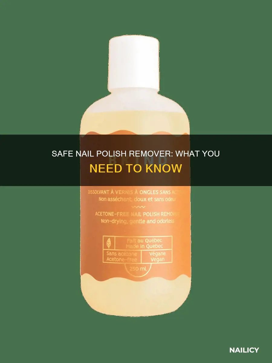 what nail polish remover is safe