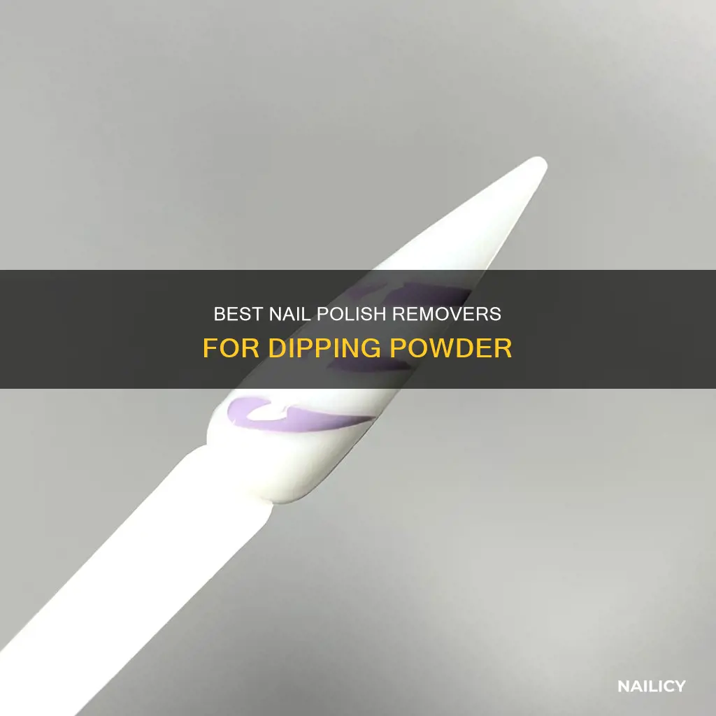 what nail polish remover takes off dip