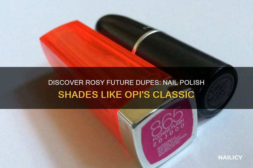 what nail polish shades are like opi rosy future
