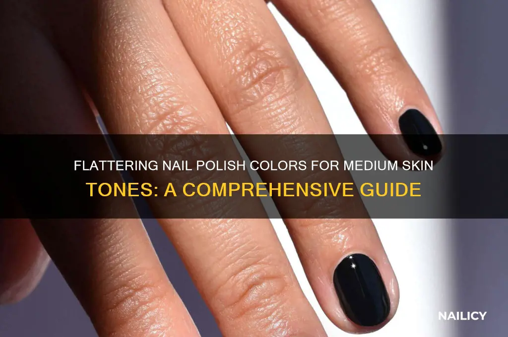 what nail polish volor looks best on medium skin tones