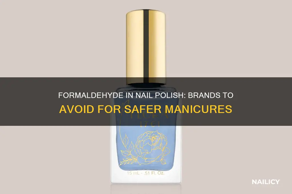 what nail polishes have formadehide