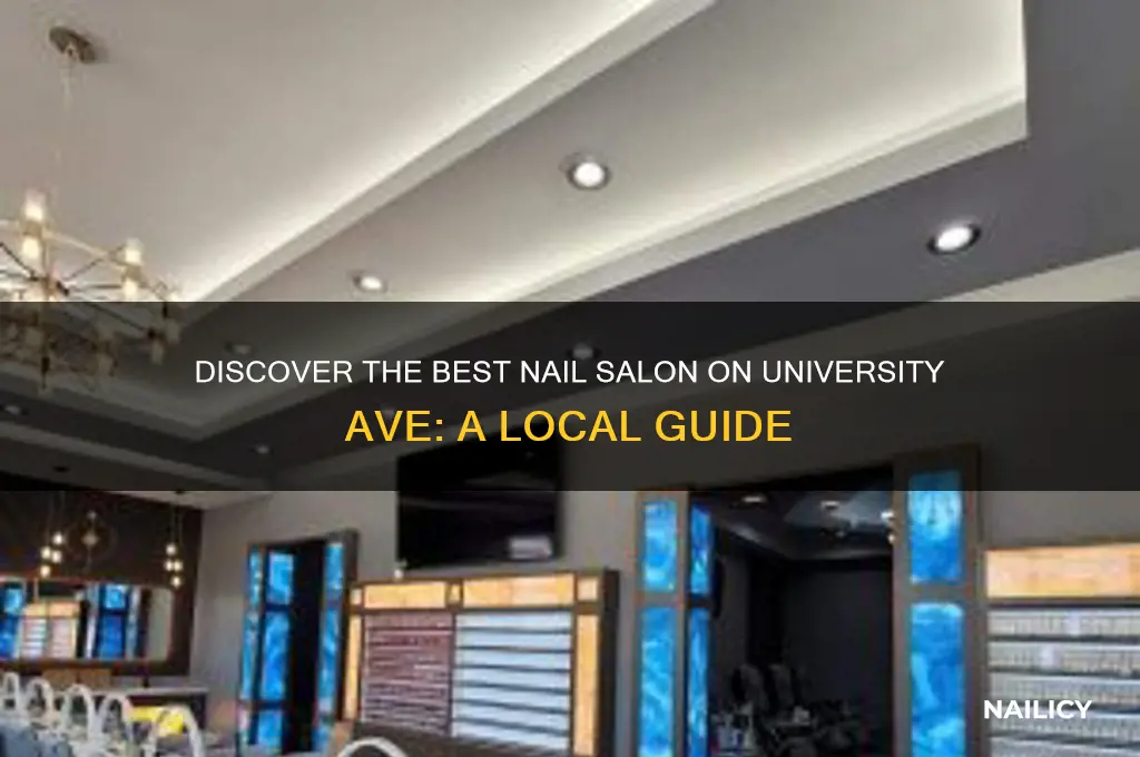 what nail salon is on university ave