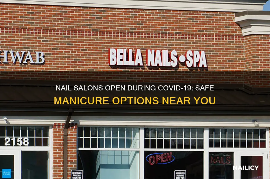 what nail salons are open during coronavirus