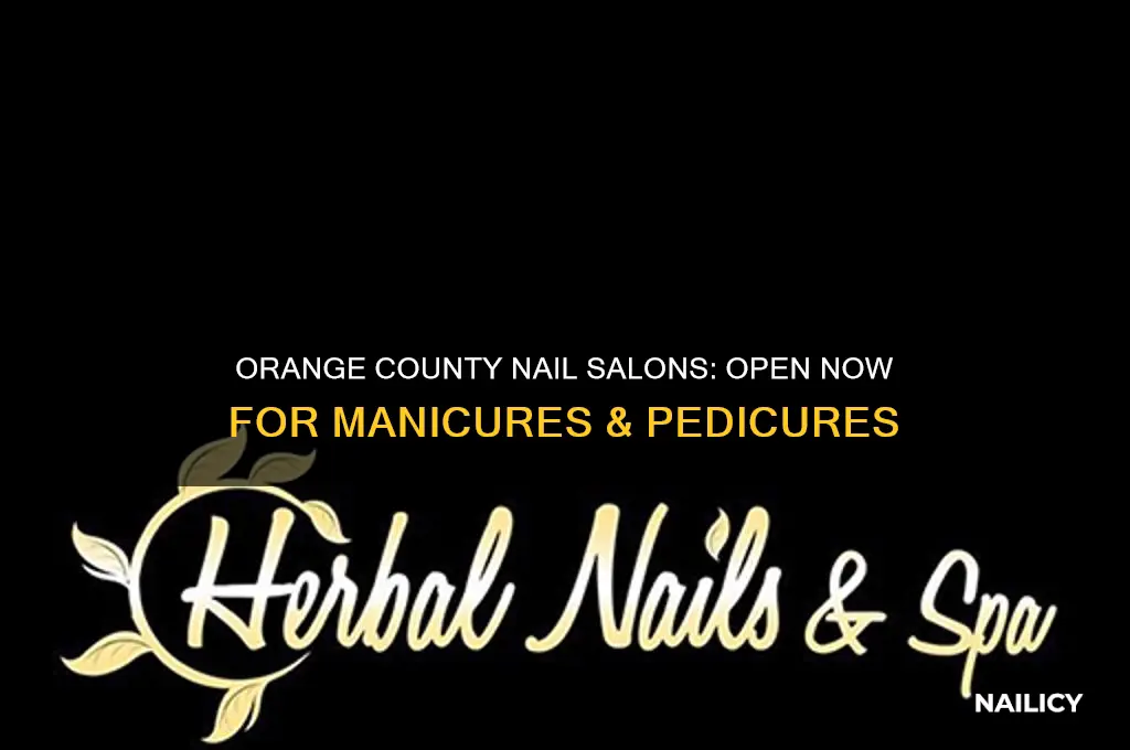 what nail salons are open in orange county