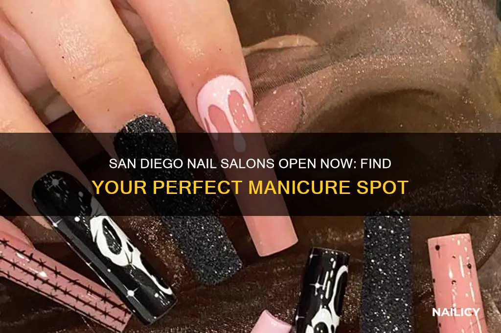 what nail salons are open in san diego