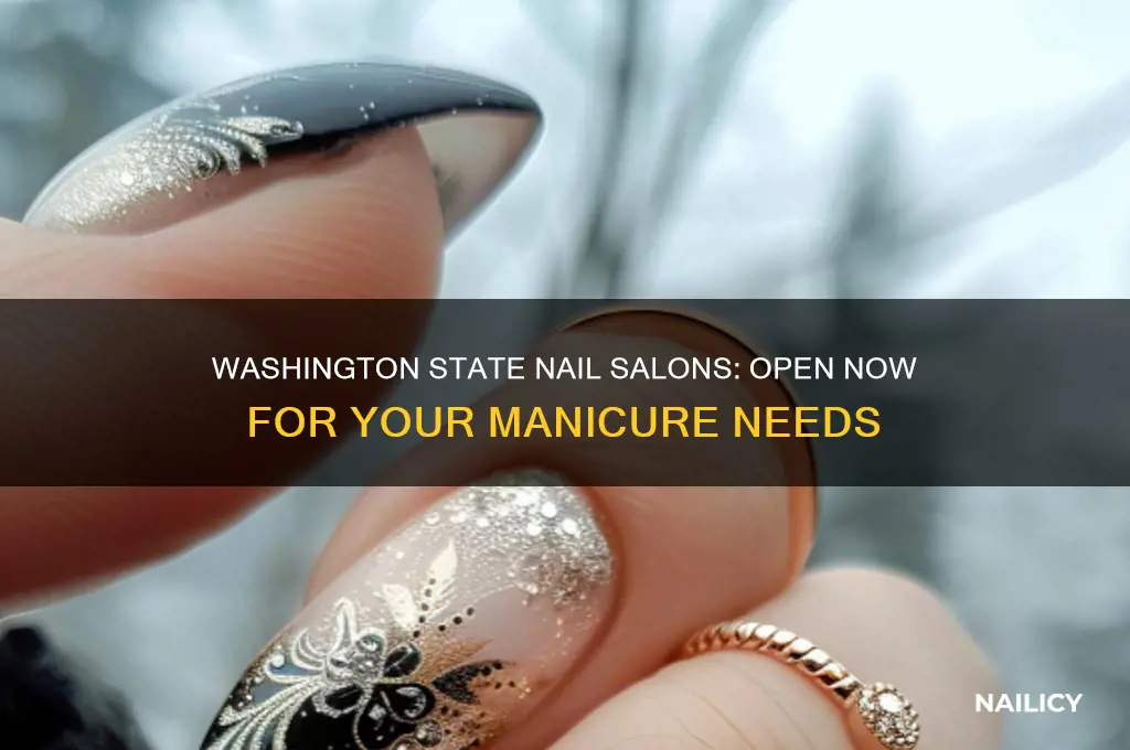 what nail salons are open in washington state