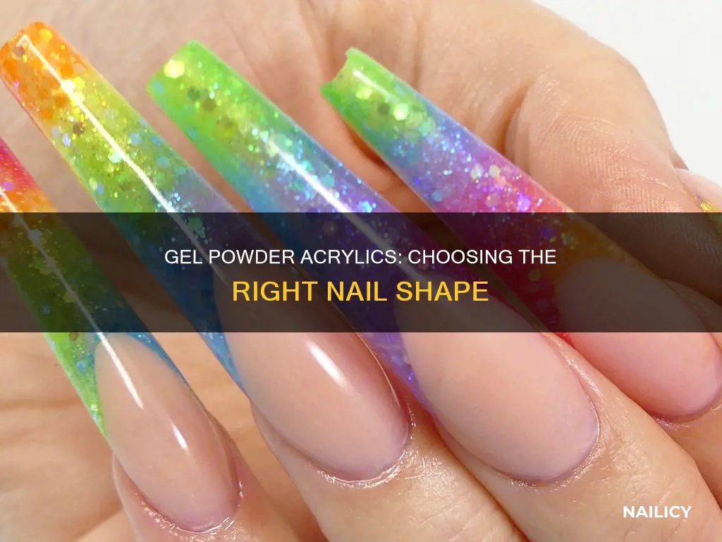 what nail to ask for gel powder acrylic