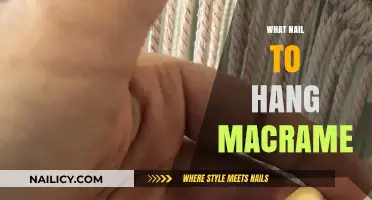 Best Nails for Hanging Macrame: A Complete Guide for Beginners