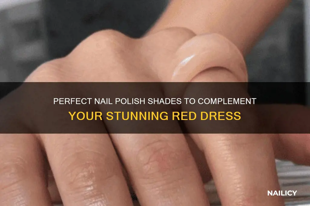 what nail varnish goes with red dress