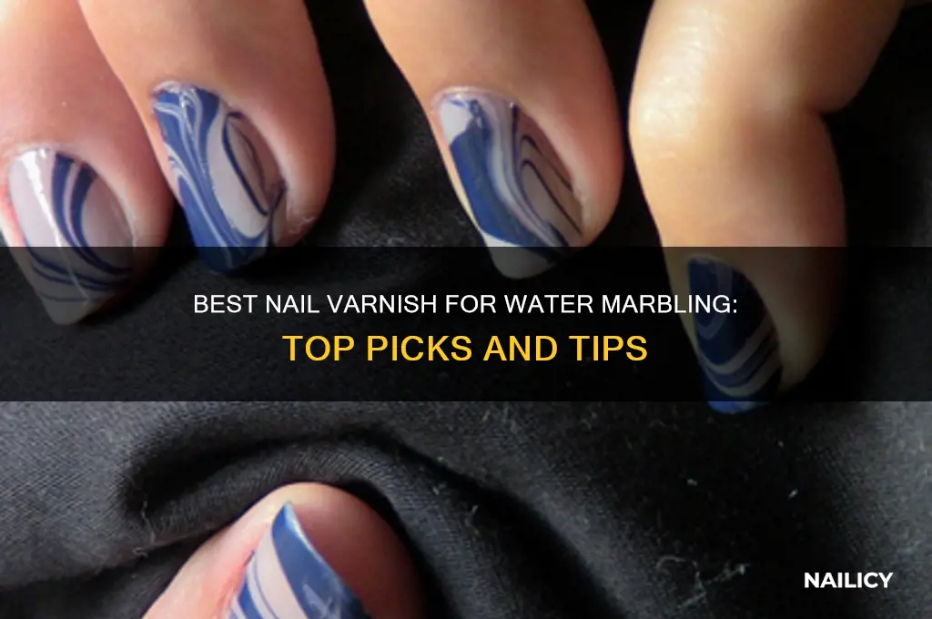what nail varnish is best for water marbling