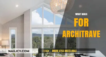 Choosing the Right Nails for Architrave Installation: A Comprehensive Guide