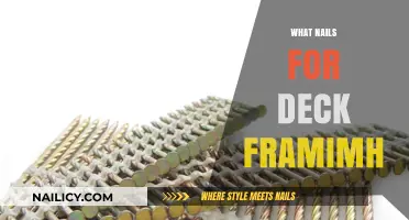 Best Nails for Deck Framing: Types, Sizes, and Expert Tips