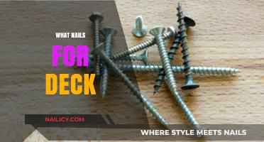Choosing the Right Nails for Your Deck: A Comprehensive Guide
